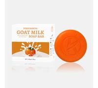 Persimmon Soap for Old People, Japanese Persimmon Soap for Nonenal, Goat Milk Soap with Deep Cleansing & Moisturizing, Body Cleanser for Dry Skin, Natural Deodorant Bar for Men & Women, 100g