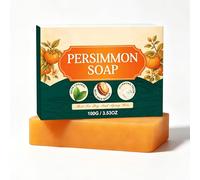 Persimmon Soap for Old People, Natural Persimmon Soap Bar for Body Odor Control, Plant-Based Deodorizing Soap for All Skin Types (1pc, 100g)