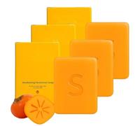 Persimmon Soap for Old People Smell Deeply Moisturizing Bath Wash Body Odor Removal Bar Nourishing & Gentle Cleansing Bar for All Skin Types