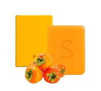 Persimmon Soap, Moisturising, Gentle Cleansing, Nourishing for the Skin, Effective Removal of Body Odour, Contains Natural Persimmon Essence, Gentle Exfoliation (1 Piece)