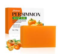 Persimmon Soap, Natural Deodorant Persimmon Soap Bar for Face & Body, Anti Body Odor, Moisturizing & Cleansing for Smooth Skin, Suitable for Women & Men (1)