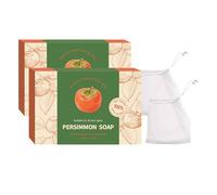 Persimmon Soap, Persimmon Soap for Odour Control, Natural Deodorant Soap for Unpleasant Odor, Cleansing Body Odour Remover for Armpits, Intimate Areas and Feet, for All Skin Types