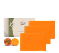 Persimmon Soap, Persimmon Soap for Old People, Japanese PersimmonSoap, Natural Persimmon Extract Anti Odor Soap for Men - Deep Cleansing & Long Lasting Freshness (3PC)