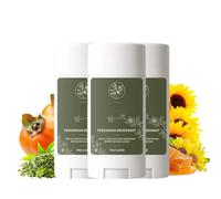 Persimmon Whole Body Deodorant Stick, Body Deodorant with Persimmon Extract for Women and Men, Travel Size Portable Stick, Odour Controls for Underarms Thighs & Body, Fresh Scent (3PCS)
