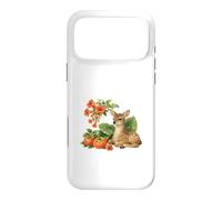 Persimmons Trumpet Vine and Little Fawn Case for iPhone 17 Pro Max