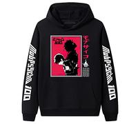 PERSIMONE Mob Psycho 100 Hoodie for Women Men Anime Kageyama Shigeo Cosplay Costume Printed Long Sleeve Sweatshirt Pullover Jacket Harajuku Tracksuit