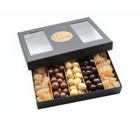 Persis Ginger Delights Gift Box - Assortment of Milk and Dark Chocolate, Crystallised Pieces and Yogurt Covered Ginger Sweets (Luxury Gift Box 600g)
