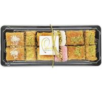 Persis Vegan Baklava Gift Box | 250g | Egg-Free |Cashew, Almond, Walnut, Cranberry Coconut, and Pistachio Baklava| UK SALSA Certified | Perfect Vegan Sweets Gift Box | Ramadan Gift (250g)