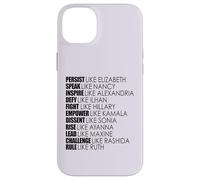 PERSIST LIKE ELIZABETH RULE LIKE RUTH Women Meme Case for iPhone 14 Plus
