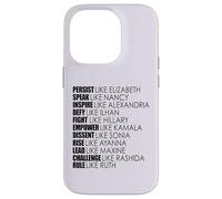 PERSIST LIKE ELIZABETH RULE LIKE RUTH Women Meme Case for iPhone 14 Pro