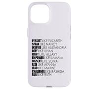 PERSIST LIKE ELIZABETH RULE LIKE RUTH Women Meme Case for iPhone 15