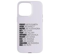 PERSIST LIKE ELIZABETH RULE LIKE RUTH Women Meme Case for iPhone 15 Pro Max