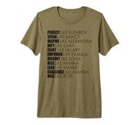 Persist Like Elizabeth Rule Like Ruth Women Meme Premium T-Shirt