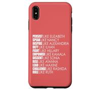 PERSIST LIKE ELIZABETH RULE RUTH US Congress Women Meme Case for iPhone XS Max