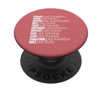 PERSIST LIKE ELIZABETH RULE RUTH US Congress Women Meme PopSockets Adhesive PopGrip