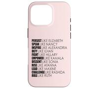 PERSIST LIKE ELIZABETH SPEAK NANCY RULE RUTH USA Congress Case for iPhone 16 Pro