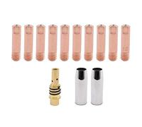 Persistence 13Pcs 14AK Welding Torch Consumables 0.9mm MIG Torch Gas Nozzle Tip Holder of 15AK MIG Welding Torch