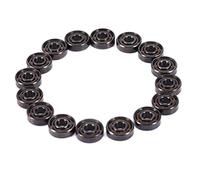 Persistence 16Pcs Ceramic 608 Bearings 8X22X7mm ABEC-11 Hybrid 6 White ZrO2 Balls Skateboard Bearing Skating Inline Roller