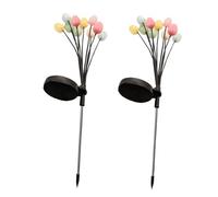 Persistence 2 Pack 10LED Easter Eggs for Easter Decorations, Outdoor Solar Garden Lights, Dinosaur Eggs Lights Easy Install