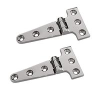 Persistence 2 PCS Heavy Duty T Hinge 316 Stainless Steel Marine Grade Casting Hinge Door Hatch Hinge Boat