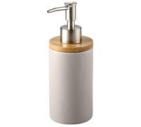 Persistence 400Ml Ceramic Soap Dispenser, Nordic Style, Lotion Dispenser Soap Dispenser for Kitchen and Bathroom -Grey