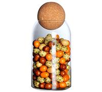 Persistence 500ML Ball Cork Lead-Free Glass Jar with Lid Bottle Storage Tank Sealed Tea Cans Cereals Transparent Storage Jars