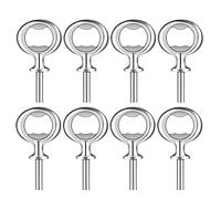 Persistence 8 Pieces Bottle Opener Kit Metal Bottle Opener DIY Craft Beer Bottle Opener Blank Bottle Opener