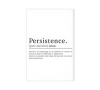 Persistence Definition Canvas Poster Bedroom Decor Landscape Office Room Decor Gift 20x30inch(50x75cm)