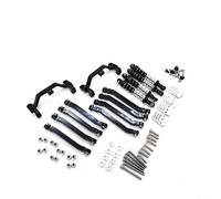 Persistence Metal Chassis Pull Rods Suspension Link Mount for MN D90 D91 D99 MN99S 1/12 RC Car Upgrade Parts,Black