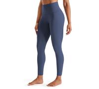 PERSIT Women's Gym Leggings - Tummy Control, High Waisted Compression Black Running Workout Sports Leggings Yoga Pants for Women - 25 Inches Acidblue 2XL