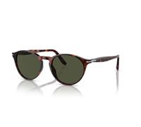 Persol PO3092SM 901531 Man Sunglasses Acetate Turtle Green Round Normal