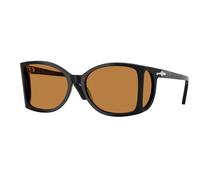 Persol Man PO0005 95/53 Sunglasses Acetate Black Yellow Squared Normal