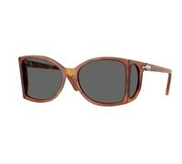 Persol Man PO0005 96/B1 Sunglasses Acetate Brown Grey Squared Normal