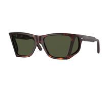 Persol Man Persol PO0009 24/31 Sunglasses Acetate Turtle Green Squared Normal