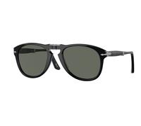 Persol Man Persol PO0714 FOLDING 95/58 Sunglasses Acetate Black Green Pilot Polarized