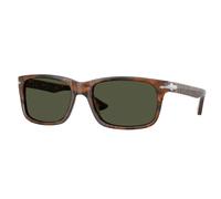 Persol Man Persol PO3048S 108/31 Sunglasses Acetate Turtle Green Squared Normal
