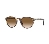 Persol Man Persol PO3092SM 900551 Sunglasses Acetate Turtle Brown Round Normal Shaded