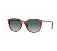 Persol Man Persol PO3186S 111271 Sunglasses Plastic Red Grey Pantos Normal Nuanced