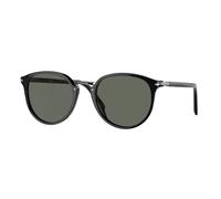 Persol Man PO3210S 95/31 Sunglasses Acetate Black Green Round Normal