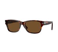 Persol Man Persol PO3288S 24/57 Sunglasses Acetate Turtle Brown Squared Polarized