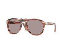 Persol Man PO0649 123353 Sunglasses Acetate Red Violet Pilot Normal