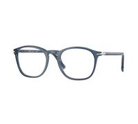 Persol Man PO3007VM 1197 Optical frames Acetate Blue Transparent Squared Normal