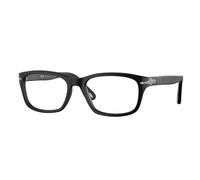 Persol Man PO3012V 900 Optical frames Acetate Black Transparent Squared Normal