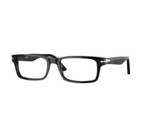Persol Man PO3050V 95 Optical frames Acetate Black Transparent Squared Normal