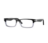 Persol Man PO3050V 966 Optical frames Acetate Black Transparent Squared Normal