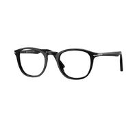 Persol Man PO3143V 95 Optical frames Acetate Black Transparent Round Normal