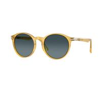 Persol Man PO3171S 204/S3 Sunglasses Acetate Yellow Blue Pantos Polarized Shaded