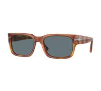 Persol Man PO3315S 96/3R Sunglasses Acetate Brown Blue Squared Polarized