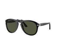 Persol Man Sunglass PO0649 649 - Original - Frame color: Black, Lens color: Green