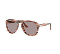 Persol Man Sunglass PO0649 649 - Original - Frame color: Striped Red & Green, Lens color: Violet
